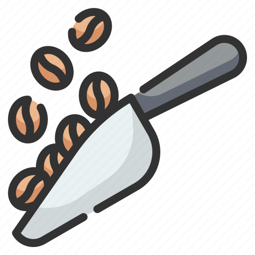 Scoop, coffee, beans, seed, spoon icon - Download on Iconfinder