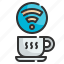 wifi, free, coffee, internet, signal 