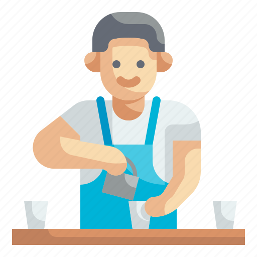 Barista, coffee, shop, cafe, professions icon - Download on Iconfinder