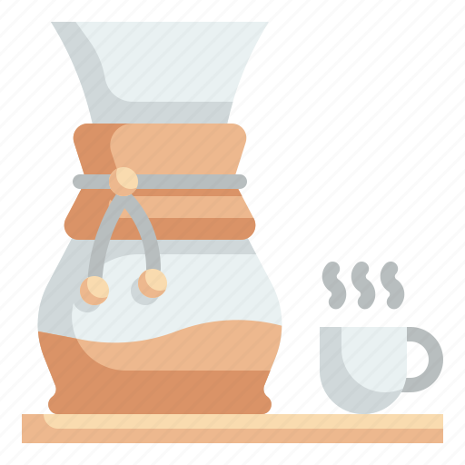 Chemex, heat, coffee, drippe, drip icon - Download on Iconfinder
