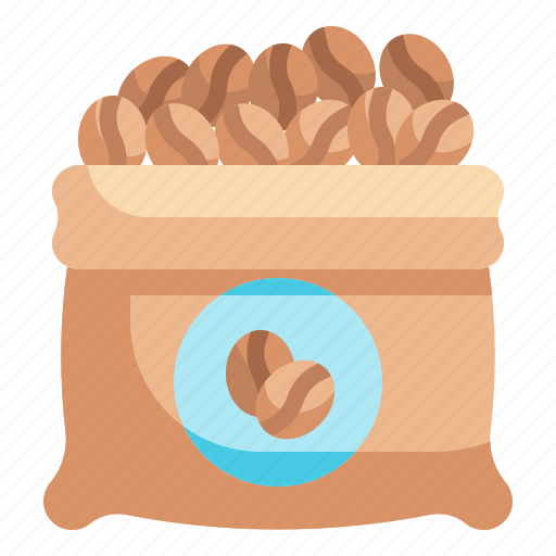Sack, coffee, beans, bag, seeds icon - Download on Iconfinder