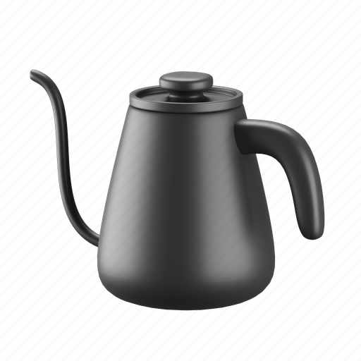 Coffee, kettle 3D illustration - Download on Iconfinder