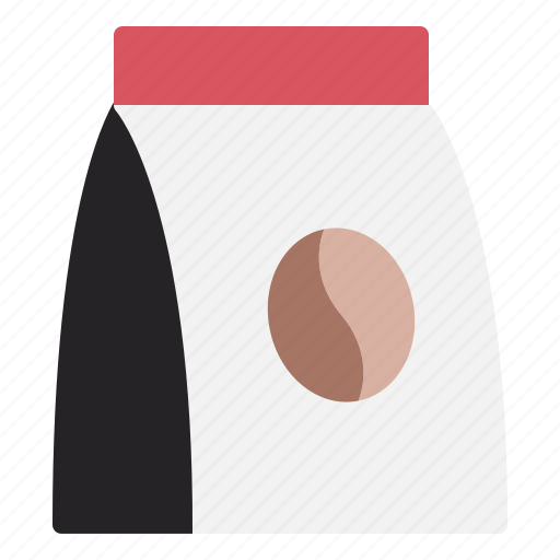 Coffee, bean, bag, drink, beverage, food, shop icon - Download on Iconfinder