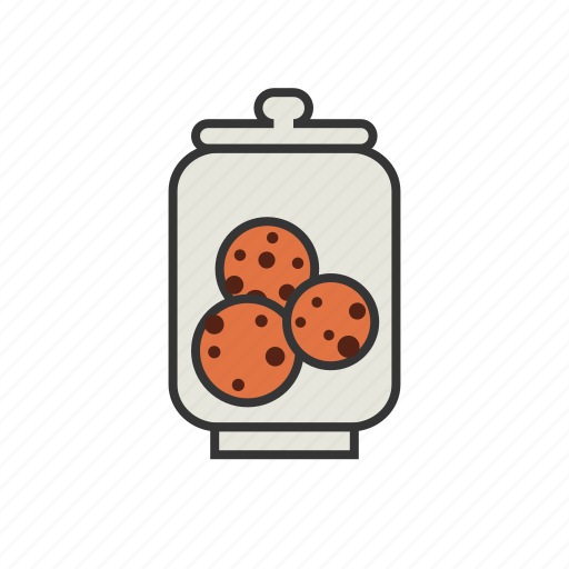 Chocolate, coffee, cookie, dessert, jar, shop icon - Download on Iconfinder