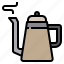 coffee, drip, hot, kettle, pot 