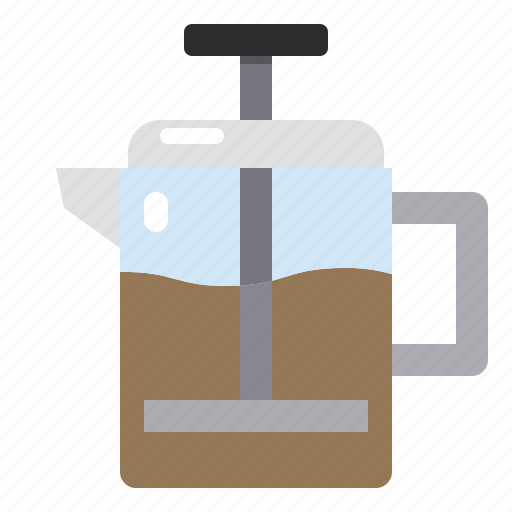 Brew, cafe, coffee, cup, french, hot, press icon - Download on Iconfinder
