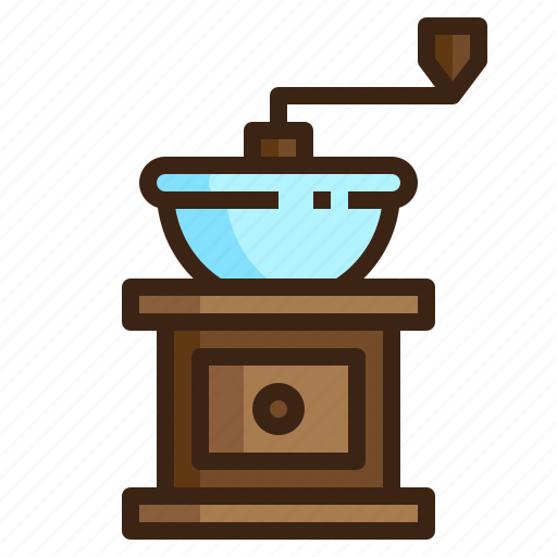 Coffee, food, grinder, kitchen, kitchenware, machine, utensil icon - Download on Iconfinder