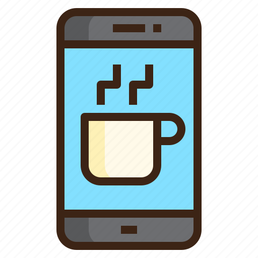 App, application, coffee, mobile, smartphone icon - Download on Iconfinder