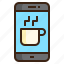 app, application, coffee, mobile, smartphone 