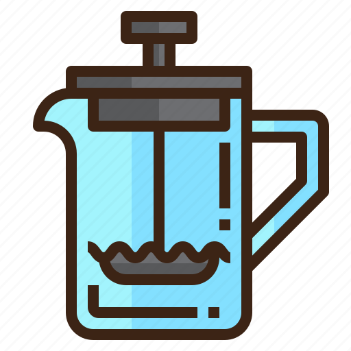 Beverage, coffee, coffeemaker, espresso, kitchenware, maker, press icon - Download on Iconfinder
