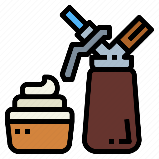 Cream, dessert, gas, ice, whipped icon - Download on Iconfinder