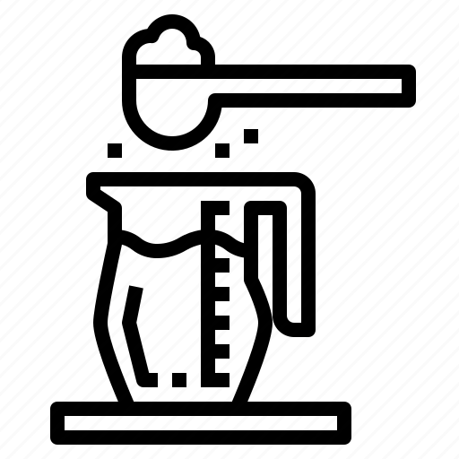 Beaker, coffee, measuring, milk, utensil icon - Download on Iconfinder
