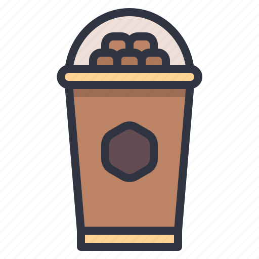Chocolate, coffee, cup, drink, ice icon - Download on Iconfinder
