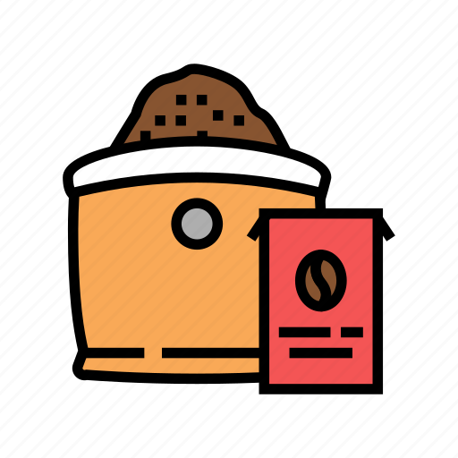 Ground, coffee, bag, shop, equipment, cafe icon - Download on Iconfinder