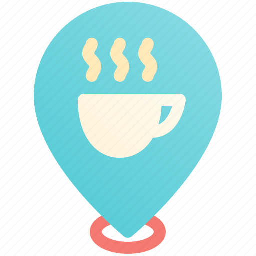 Location, coffee, cafe, cup, position icon - Download on Iconfinder