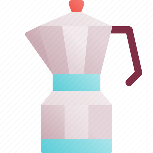 Moka, pot, coffee, shop, hot, drink icon - Download on Iconfinder