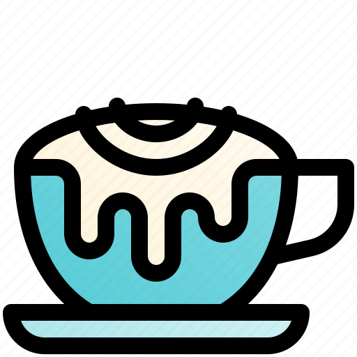 Cappuccino, caffeine, cafe, coffee, cup icon - Download on Iconfinder