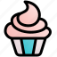 cupcake, bakery, muffin, sweet, dessert 