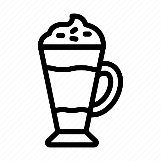 Latte macchiato, coffee, espresso, milk, beverage icon - Download on Iconfinder