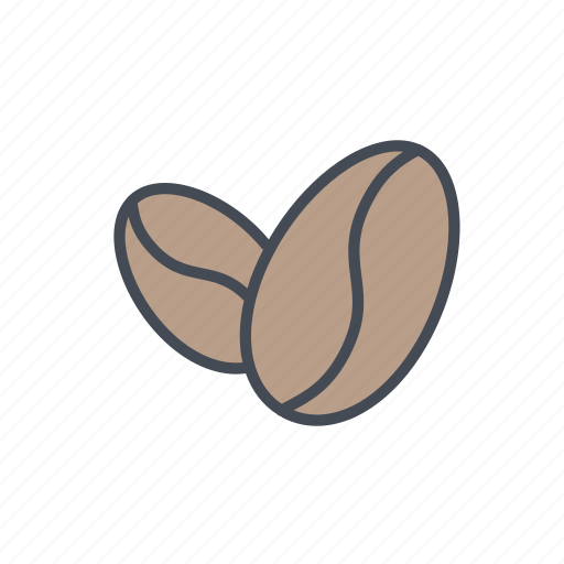 Coffee, whole bean, coffee bean, coffee beans, coffee roast icon - Download on Iconfinder