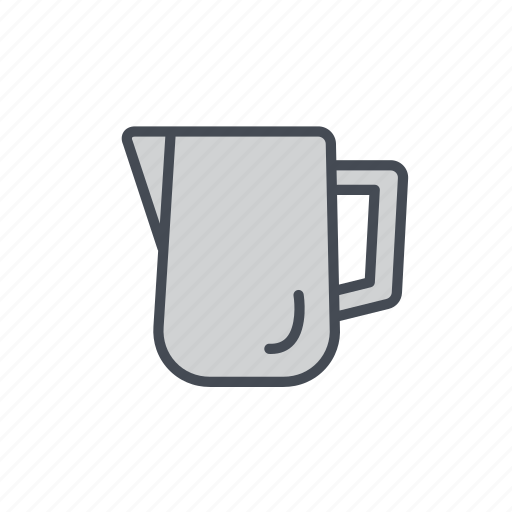 Coffee, milk, frothing, milk froth, milk jug, pitcher icon - Download on Iconfinder