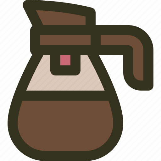 Coffeepot, coffee, coffeeshop, kitchen, tool icon - Download on Iconfinder