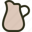creamer, pitcher, milk, coffee, cappuccino 