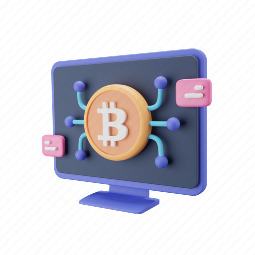Bitcoin, dashboard, cryptocurrency 3D illustration - Download on Iconfinder