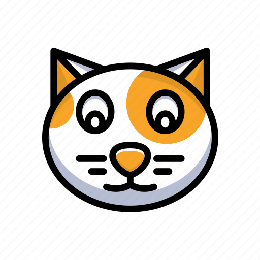 Cat, colorful, cute, cartoon, animal, modern, designs icon - Download on Iconfinder