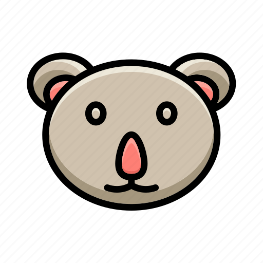 Colorful, cute, koala, cartoon, animal, modern, designs icon - Download on Iconfinder