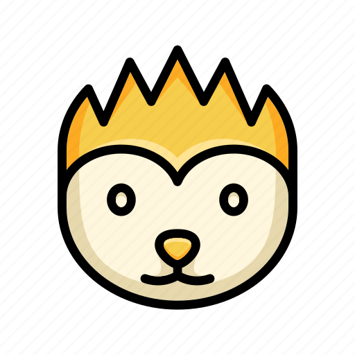 Colorful, cute, cartoon, animal, porcupine, modern, designs icon - Download on Iconfinder