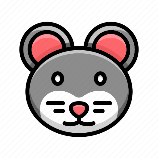 Colorful, cute, cartoon, mouse, animal, modern, designs icon - Download on Iconfinder