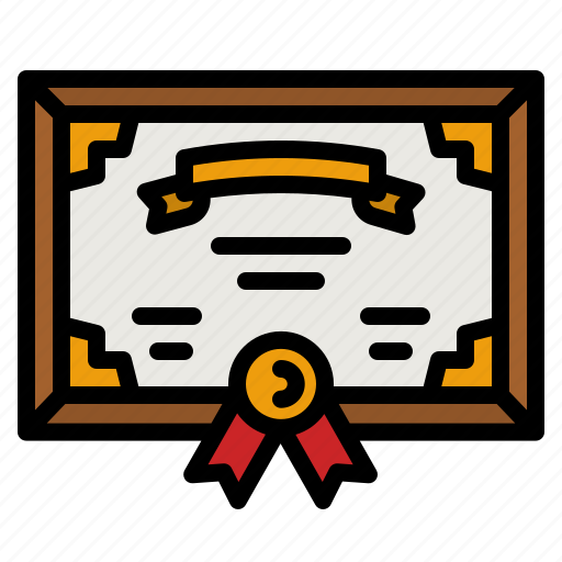 Certificate, certification, diploma, contract, education icon - Download on Iconfinder