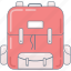 backpack, college, education, pink, school, study 