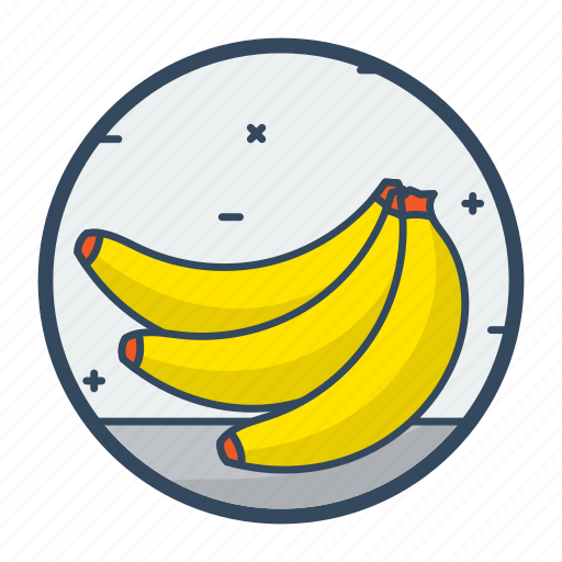 Banana, fruits, healthy, fresh, organic icon - Download on Iconfinder