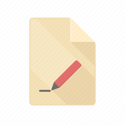 Document, new, edit, blank, pen, pencil, sheet icon - Download on Iconfinder
