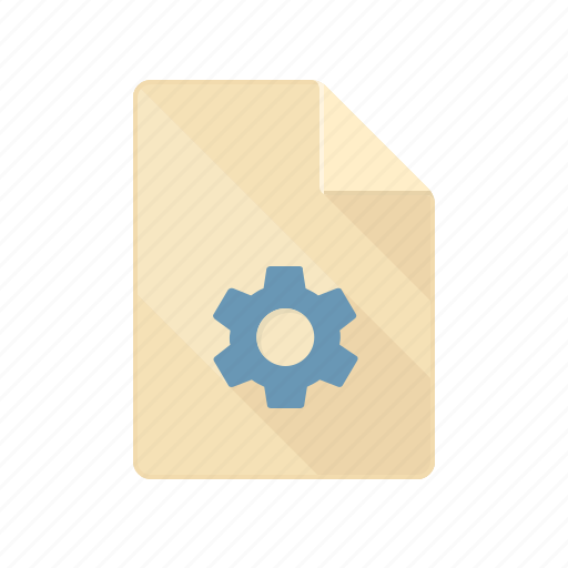 Document, settings, gear, repare, setup icon - Download on Iconfinder