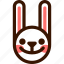 animal, cheerful, easter, emoji, emoticon, hare, rabbit 