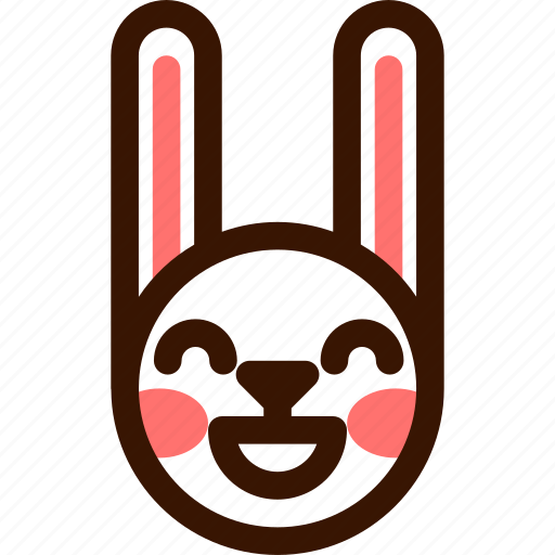 Animal, contented, easter, emoji, emoticon, hare, rabbit icon - Download on Iconfinder