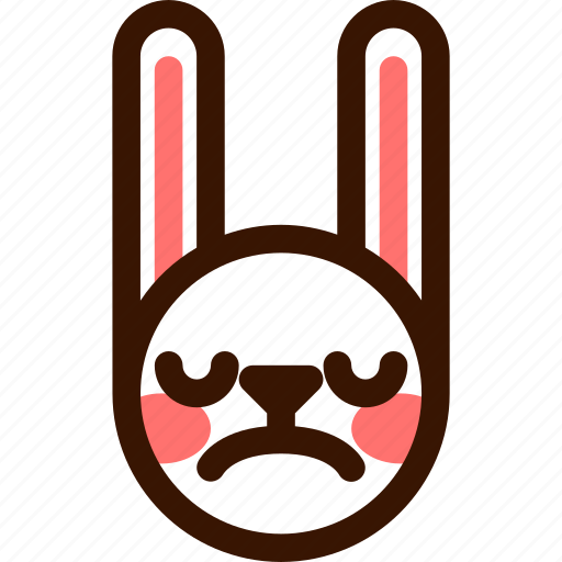 Animal, disgusted, easter, emoji, emoticon, hare, rabbit icon - Download on Iconfinder