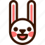 animal, easter, emoji, emoticon, glad, hare, rabbit 