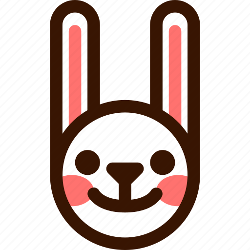Animal, easter, emoji, emoticon, happy, hare, rabbit icon - Download on Iconfinder
