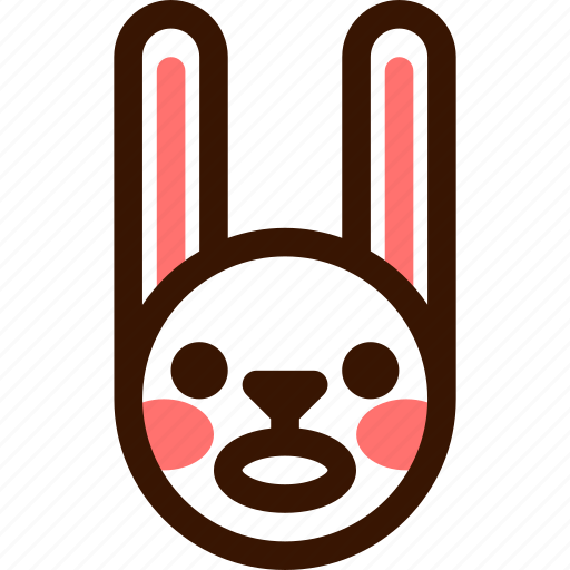 Animal, easter, emoji, emoticon, hare, rabbit, scared icon - Download on Iconfinder
