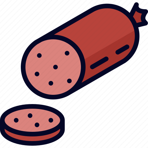 Food, meat, salami icon - Download on Iconfinder