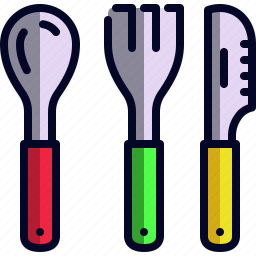 Fork, kitchen, knife, spoon, utensils icon - Download on Iconfinder