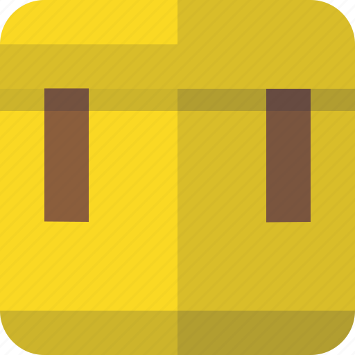 Attached, box, container, package, delivery, parcel, transport icon - Download on Iconfinder