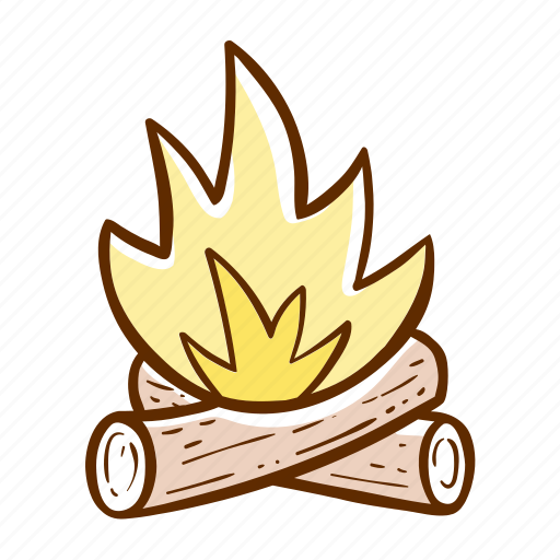 Campfire, camping, outdoors, nature icon - Download on Iconfinder