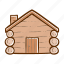 forest hut, wood, cottage, house, holidays 