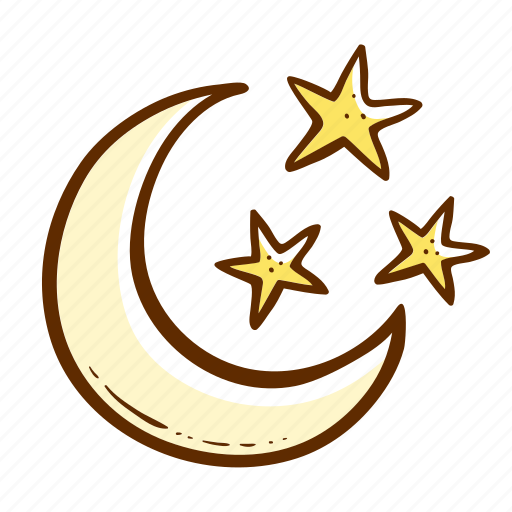 Night, moon, stars, outdoors icon - Download on Iconfinder