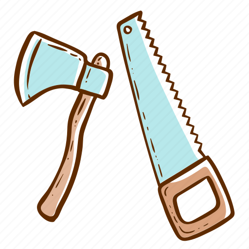 Tools, tool, axe, construction, equipment, wood, firewood icon - Download on Iconfinder